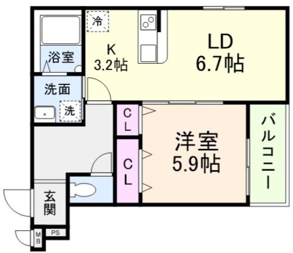 フジパレス教興寺三丁目Ⅱ(間取り)