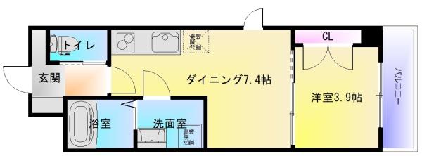FLATSMINAGUCHI(間取り)