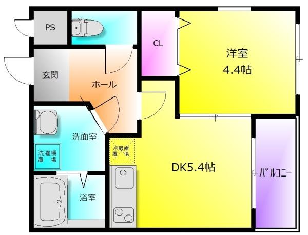 フウキパレス山本(間取り)