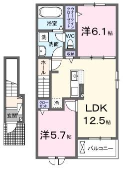 ヴェルデ ブリッサ Ⅲ(間取り)