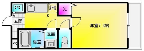 ベルドミール末広3番館(間取り)