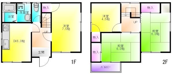 柏原市平野2丁目戸建て