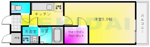 リバーサイド　東久宝寺　八番館