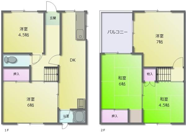 西山本町5丁目貸家