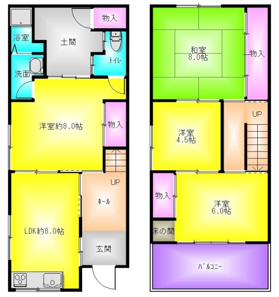山本町南４丁目戸建て