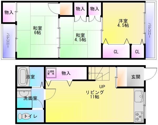 大蓮東4丁目貸家