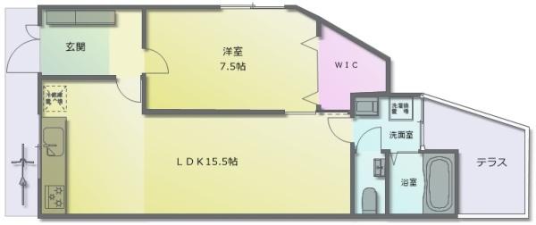 植松町2丁目貸家