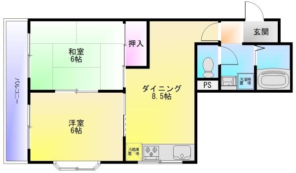 ビートル山本北Ｄ棟