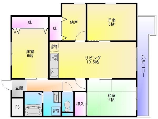 八尾市東久宝寺２丁目のマンション