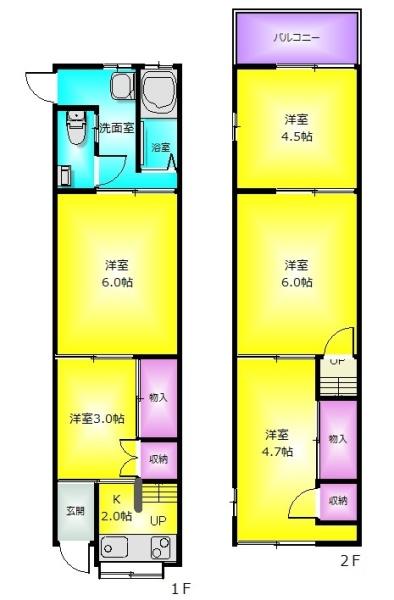大蓮北2丁目貸家