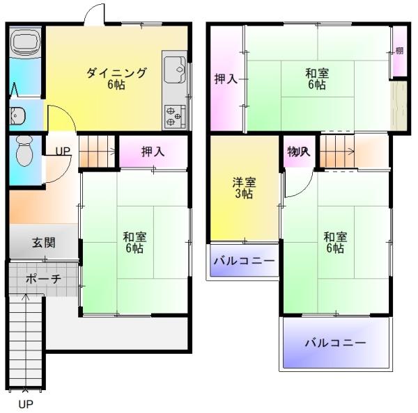 柏原市安堂町貸家