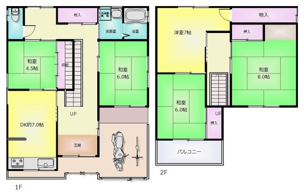 西山本5丁目戸建て
