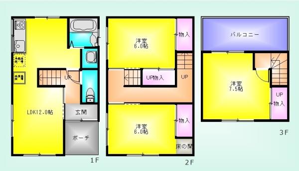 友井5丁目戸建て