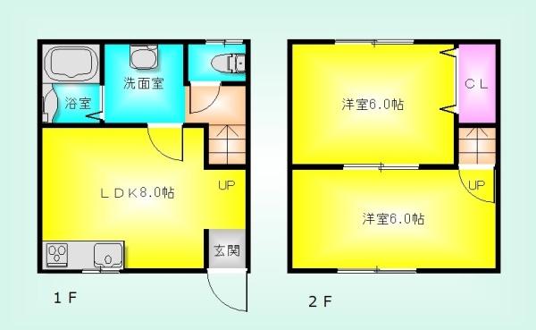 八尾市亀井町２丁目の貸家