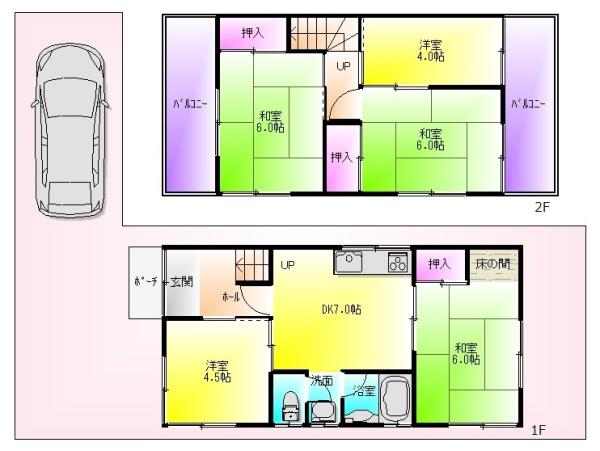 山本町北７丁目戸建て