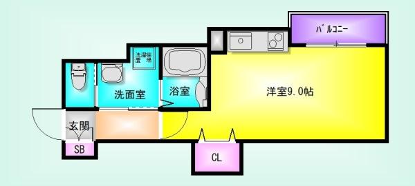 セレニティ法善寺D棟