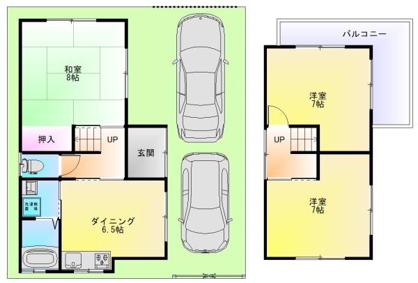 東大阪市小若江３丁目の貸家