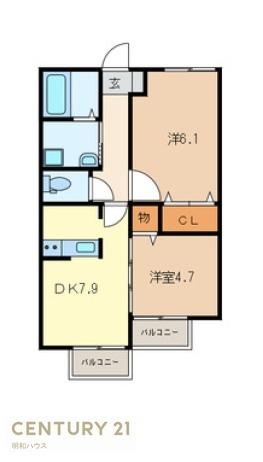 鶴ヶ島市大字五味ヶ谷のハイツ