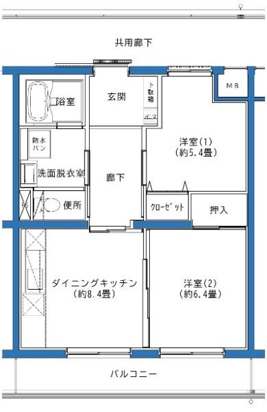 鶴ヶ島新町ハイツ