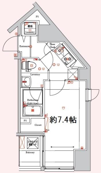 ディアレイシャス新宿中落合(間取り)