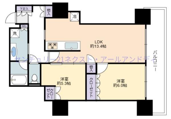 阿波座ライズタワーフラッグ46