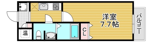 ルミエール清水谷(間取り)
