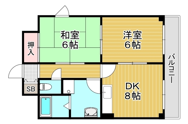 鵲森之宮ハイツ