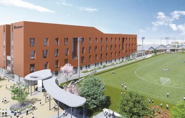 守口市高瀬町貸倉庫・事務所(私立大阪国際高校)