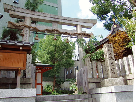 鵲森之宮ハイツ(鵲森宮（森之宮神社）)