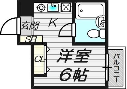 大阪市東淀川区相川2丁目のマンション(間取り)