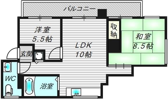 枚方市茄子作４丁目のマンション