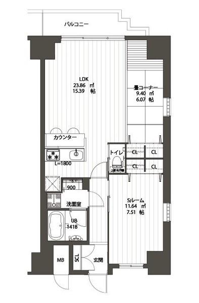 大阪市中央区材木町のマンション
