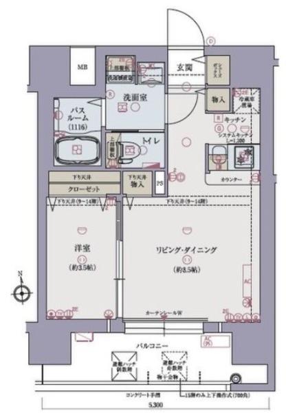 大阪市中央区高津１丁目のマンション