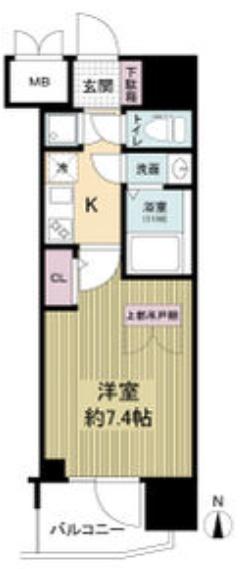 セレニテ本町東リアン(間取り)