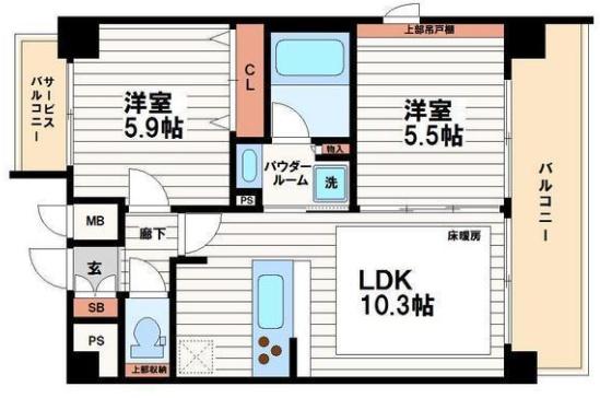 大阪市中央区高津３丁目のマンション