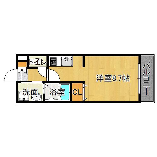 レーヴメゾン東住吉(間取り)