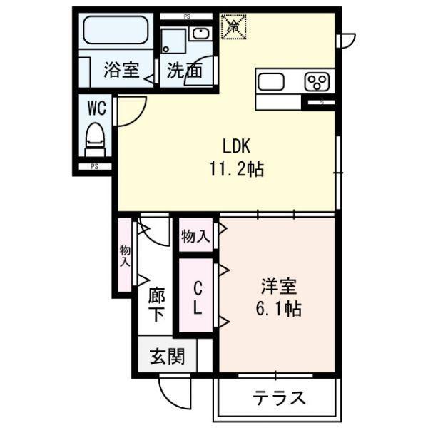 大阪市平野区加美西２丁目のハイツ