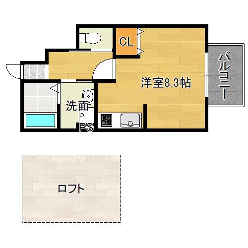 大阪市東住吉区住道矢田８丁目のハイツ