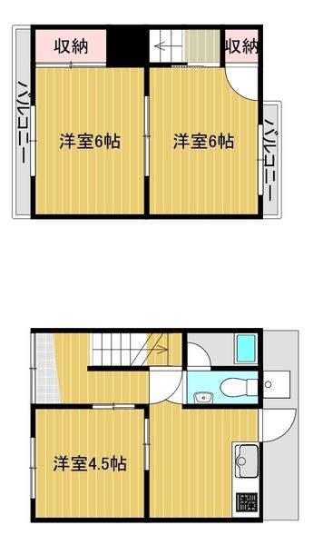 長吉六反４丁目借家