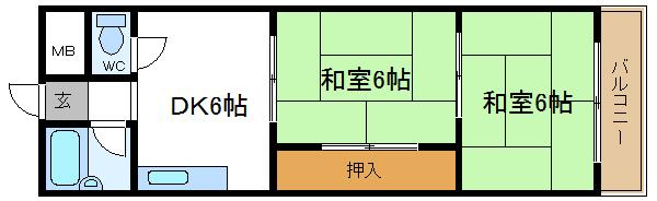 大阪市東住吉区中野４丁目のマンション