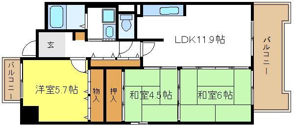 コーシャハイツ瓜破