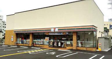 大阪市東住吉区杭全１丁目のマンション(セブンイレブン大阪東部市場前店)