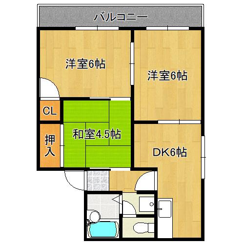 長吉ハイツ出戸南棟