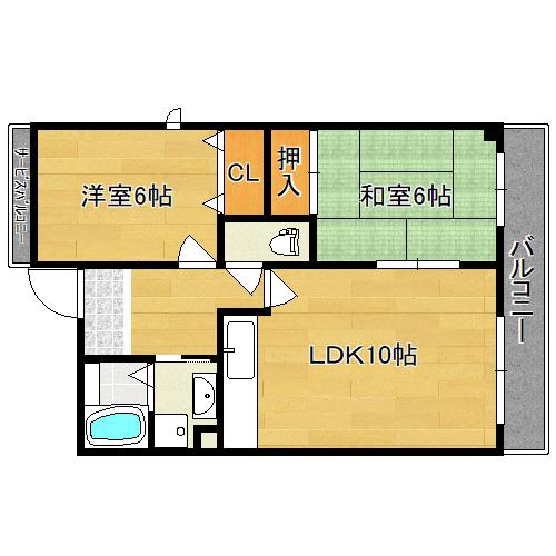 大阪市東住吉区杭全７丁目のマンション