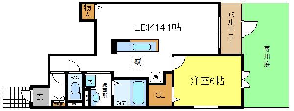 ピュアウエスト(間取り)