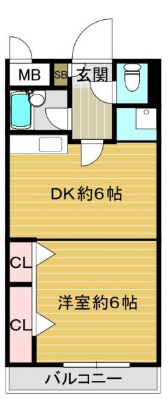 大阪市平野区平野西４丁目のハイツ