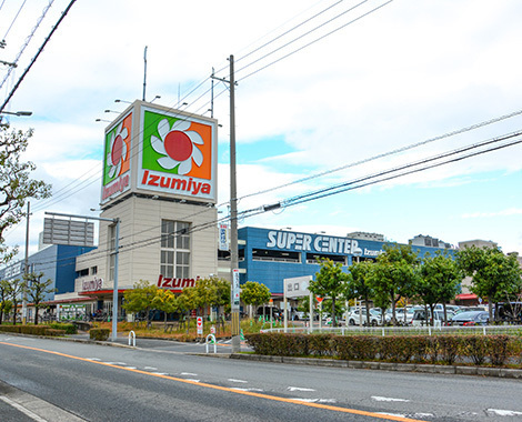 八尾市沼３丁目のハイツ(イズミヤスーパーセンター八尾店)