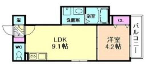 大阪市生野区勝山北５丁目のアパート