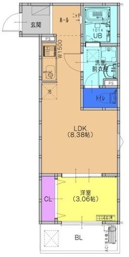 東大阪市大蓮北２丁目のアパート