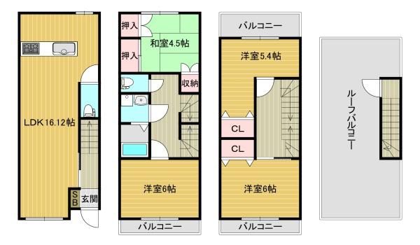 駒川１丁目貸家